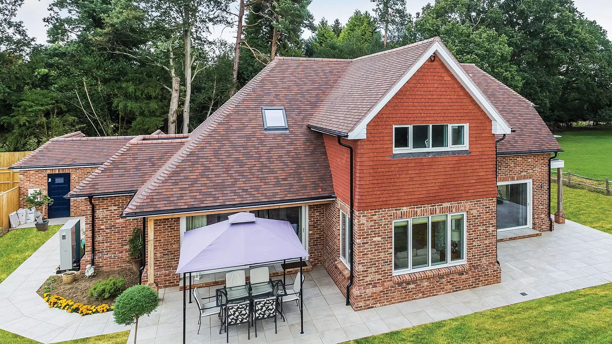 Clay tile roof traditional style roofing